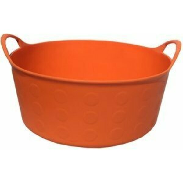 Tuff Stuff TUFF SHORT FLEX TUB 4 GAL ORANGE S4OR